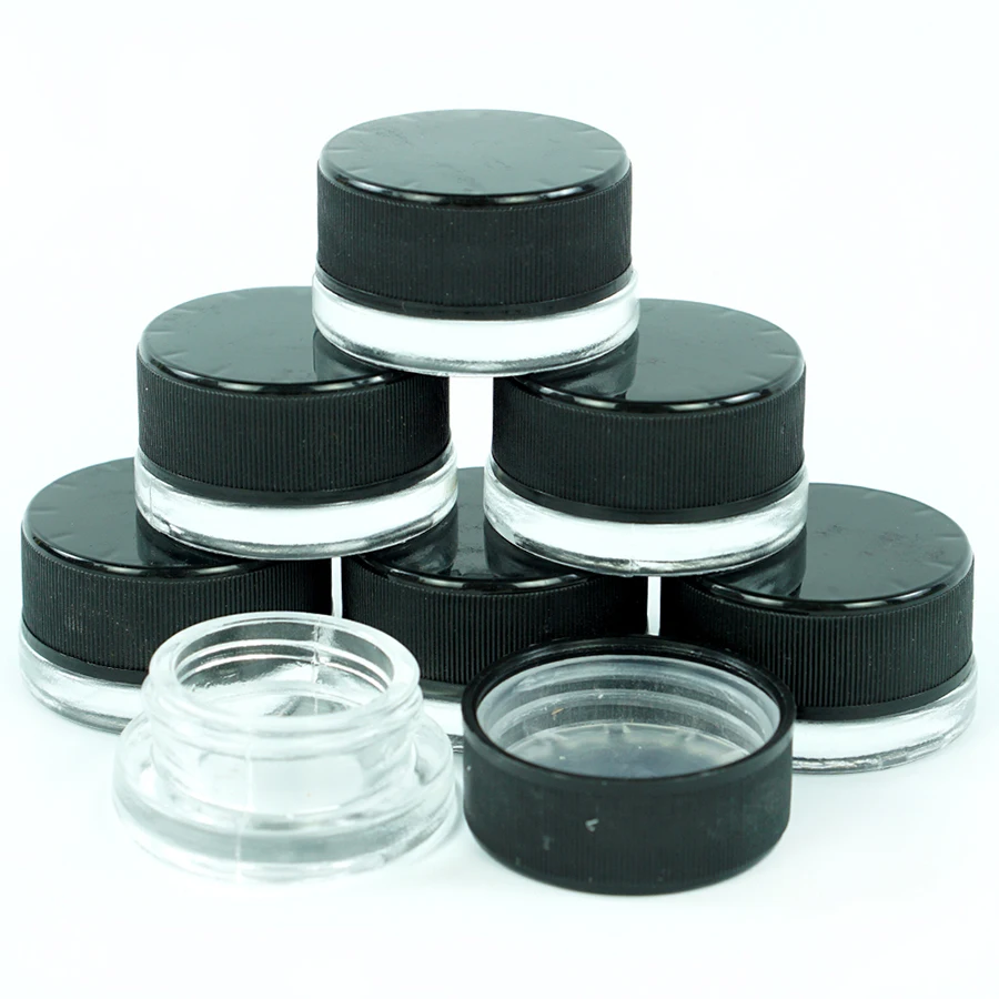 

5pcs 9ml Glass Bottle with Child Resistant Cap