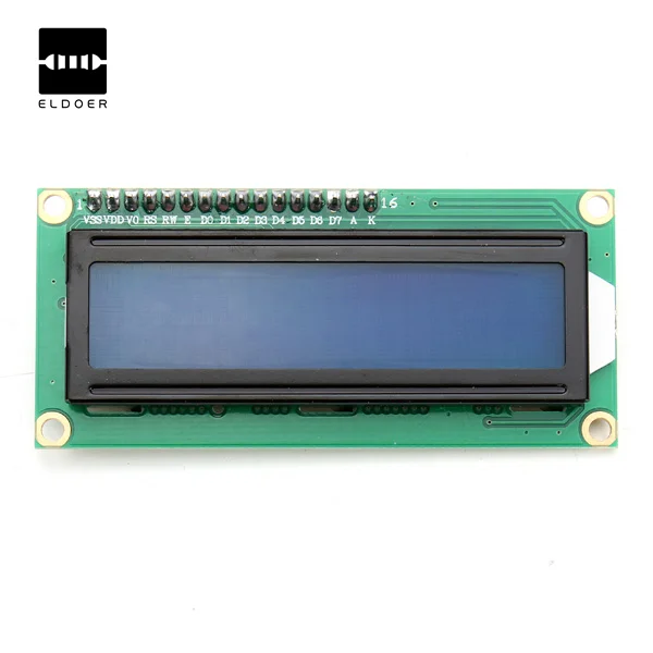 Модуль подсветки ЖК дисплея IIC/I2C 1602 1 шт. контроллер синего экрана для