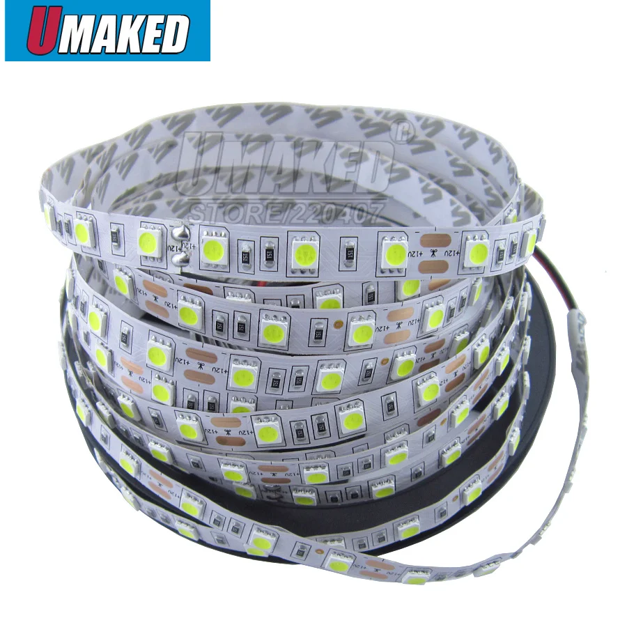 

100M LED strip 5050 SMD 5M 12V fexible led ribbon LED light led tape 60LED/M,white/warm /blue/RGB/green/red/yellow by dhl ems