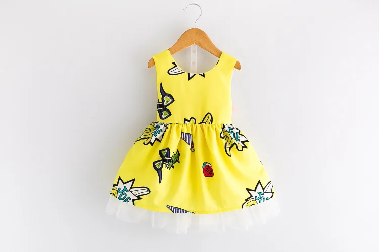 2017 г. новый дизайн платье для маленьких девочек летнее на день рождения свадьбу