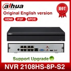 Видеорегистратор Dahua NVR, сетевой видеорегистратор Full HD 1080P, 8 каналов, 8PoE, с интерфейсом SATA 2USB