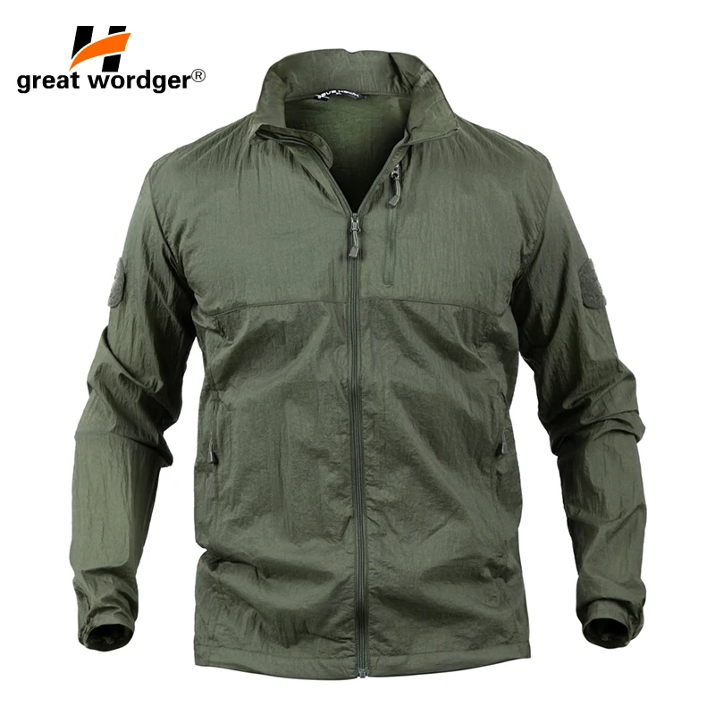Куртка мужская быстросохнущая Водонепроницаемая с защитой от солнца и УФ