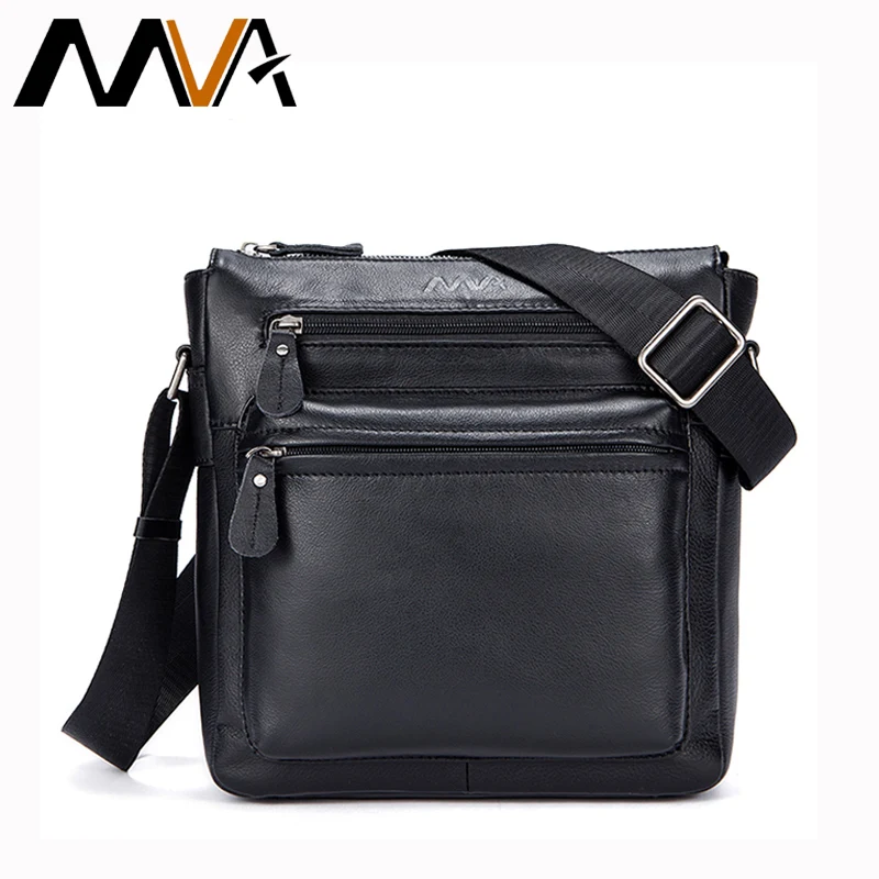 MVA сумка мужская натуральная кожа через плечо сумочки Мужчины портфель мужской