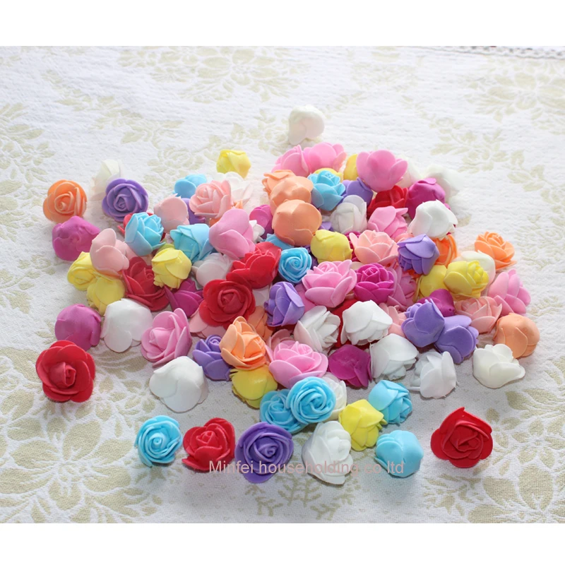 200 шт. искусственные головки розы 2 5 см|artificial rose flower heads|flower headrose head |