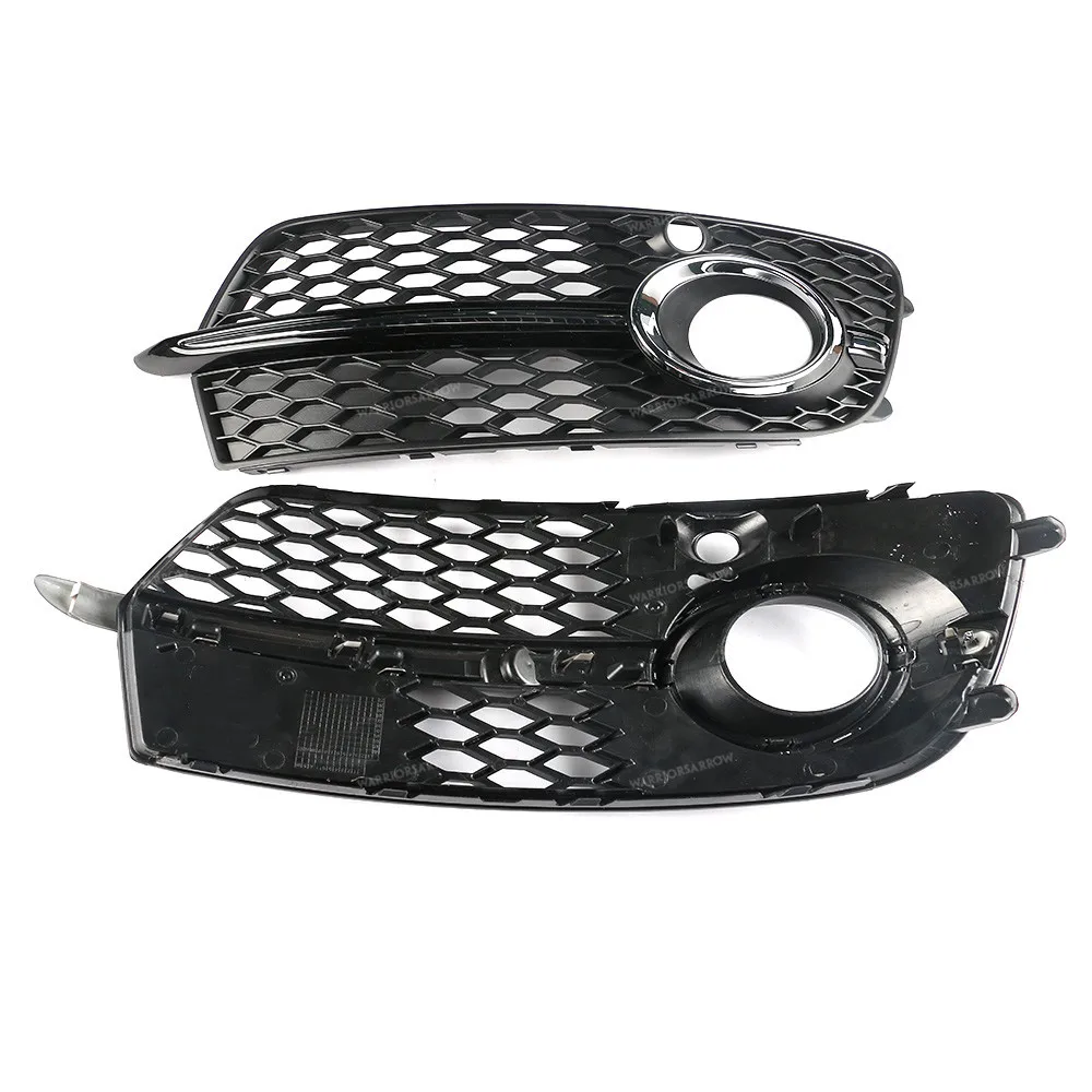 8R0807681S 8R0807682N для Audi Q5 2013 2014 2015 2016 S Line черная пара L + R Передняя Нижняя решетка