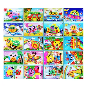 20 шт.компл. 13*17 см 3D Eva пены стикер для рукоделия самоклеящаяся поделки обучающие игрушки для детей От 3 до 6 лет серии