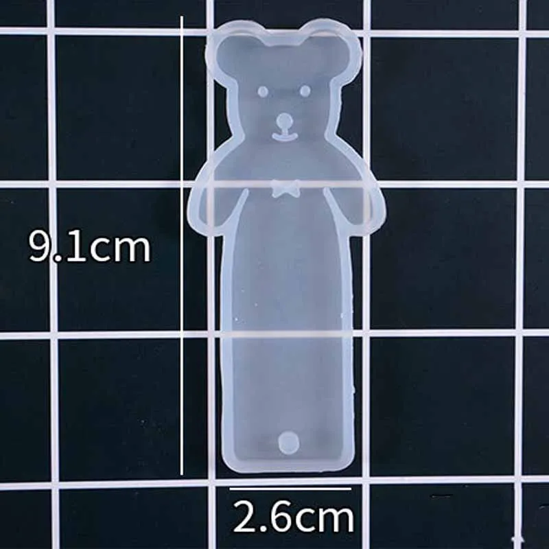1 шт. Кролик Кот медведь Закладка «Дельфин» кулон DIY силиконовая высушенная форма цветок ювелирные изделия аксессуары инструменты оборудования смолы формы