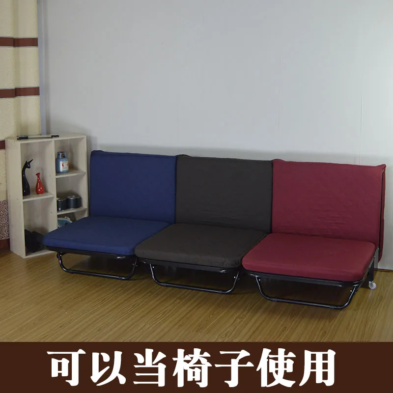 Простая складная кровать ланч легкий офисный деревянный для взрослых наружная