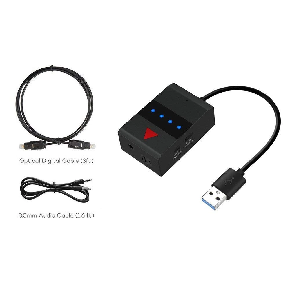 Мини беспроводной Bluetooth 4 2 A2DP стерео аудио оптический SPDIF ТВ RCA Aux 3 5 мм Передатчик