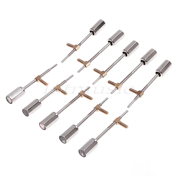 

10Pcs Violin Screw New Silver Nickel Mount Violin Parts