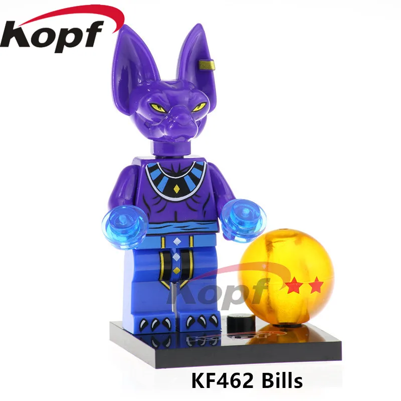 KF462 Without Box KF525 один строительные блоки Сон Гоку Золотой Freze uuub хит Vogeta Dragon Ball Z фигурки Модель кирпичики для детей подарок игрушки - Цвет: KF462 Without Box