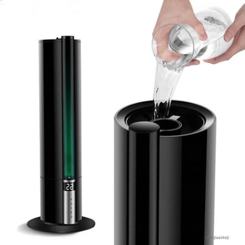 Увлажнитель воздуха бытовой напольный с таймером и подсветкой 220 л|Увлажнители