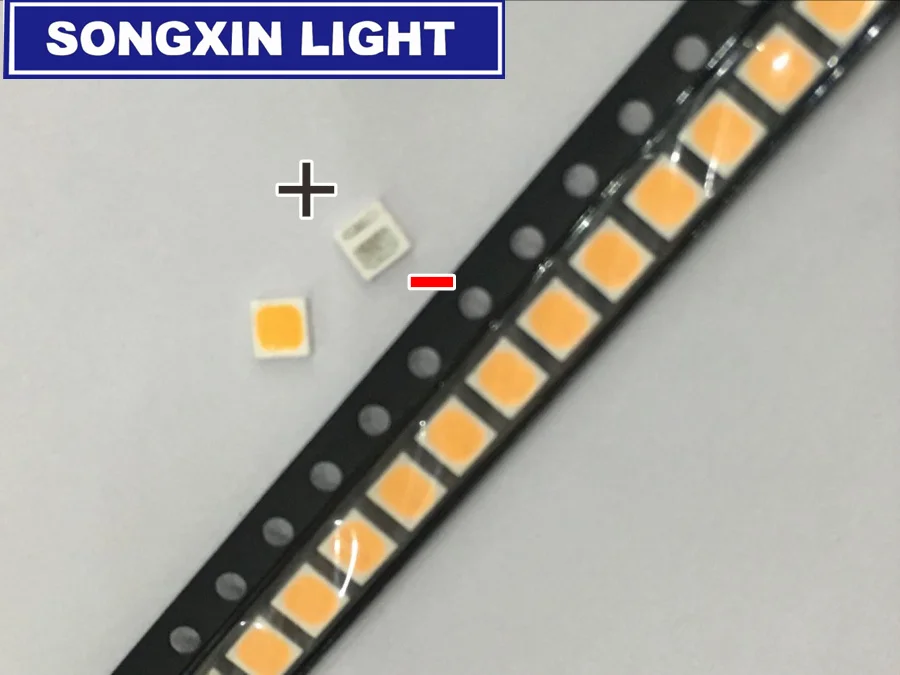 1000 шт./лот AOT LED SMD 3030 теплый белый 6 в двойной чип диод EMC применение освещения|led