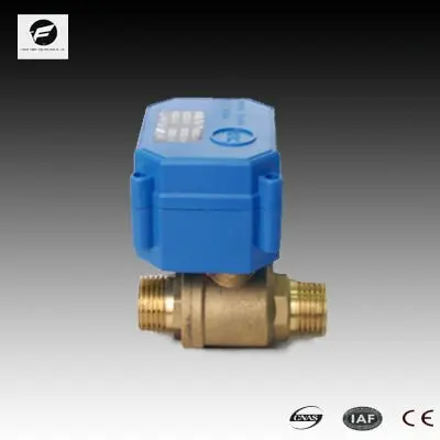CWX 15Q 1.5нм 3S DN15 латунный моторизованный шаровой клапан male BSP уменьшенное отверстие