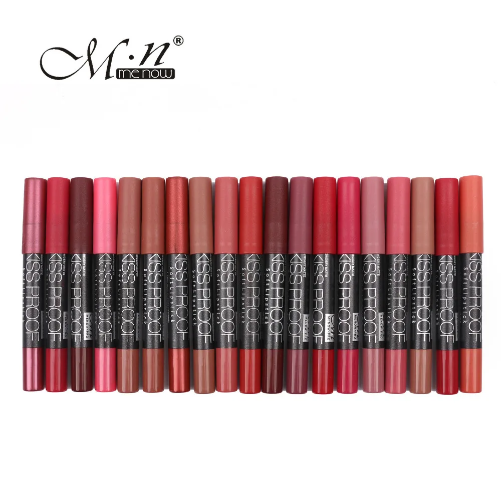 1 шт. Помада-карандаш косметика матовый пигмент для губ нюдовая губная помада