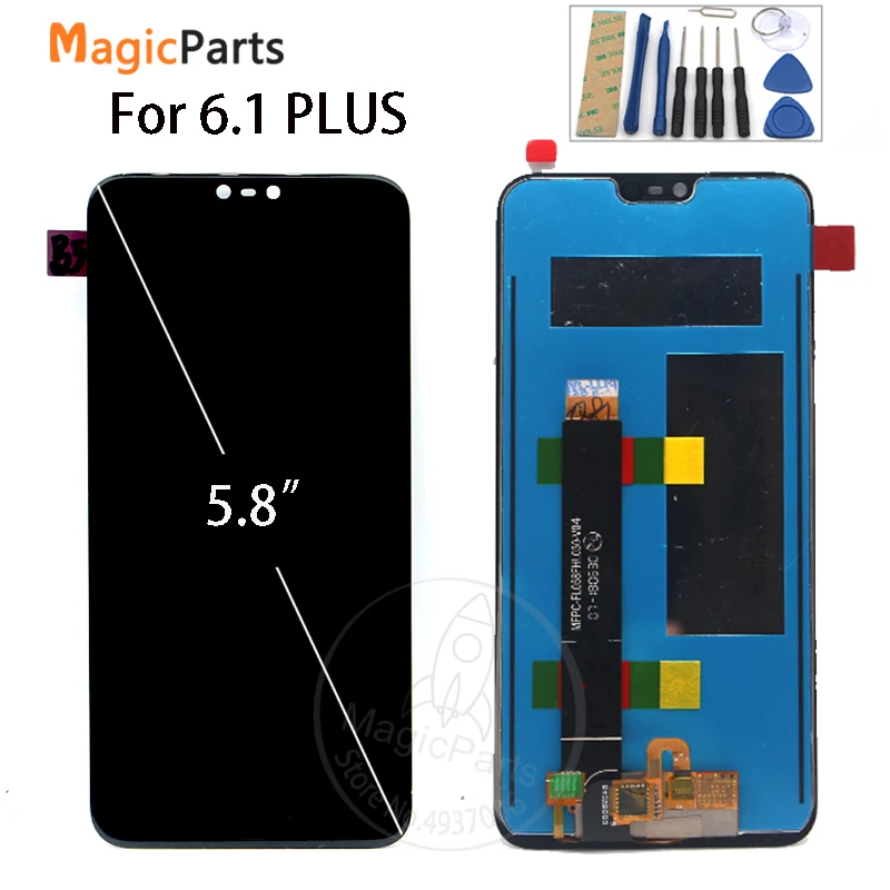 ЖК-дисплей и сенсорный экран в сборе для Nokia 6 1 Plus X6 дюйма | ЖК-экраны