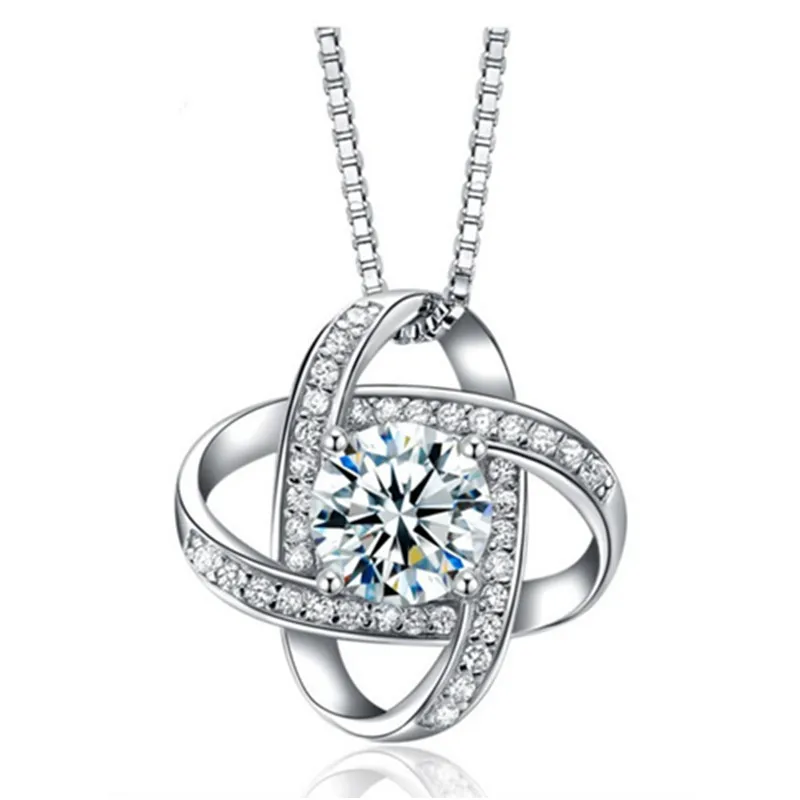 

Wholesale Pendant Jewelry Hotsale 925 Sterling Silver Pendant Necklace with Chain gift with Box Windmill Pendant 18inches Chain
