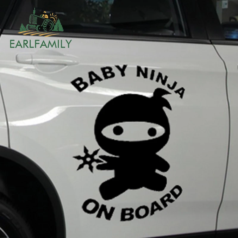 EARLFAMILY 36 5 см x 50 детский ниндзя на борту Милая Детская безопасность автомобильная