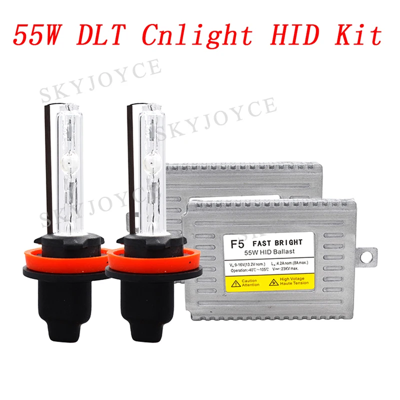 55 Вт DLT лампочка H7 HID Kit Быстрый Яркий F5 балласт оригинальный 45 4300K 6000K стандартная
