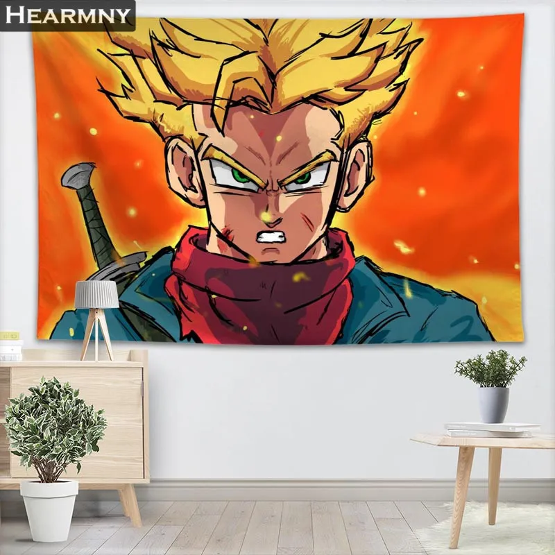 HEARMNY гобелены Dragon Ball Гобелены стене висит шоу кусок для Домашний Декор стены ковры пляжные пледы одеяло йога коврики - Цвет: 9