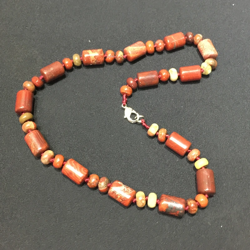 45 см Naute лавовый камень браслет Для женщин для девочки вечерние украшения на