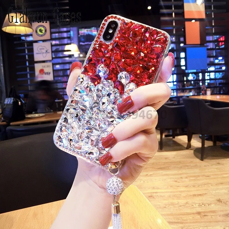 Bling С кристалалми и стразами все включено кисточкой подарок Shell Для Huawei NOVA nova2