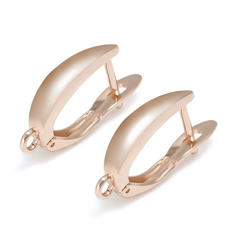 rose gold Новые 6 стильные серьги набор рыболовных крючков для ювелирных сережек Изготовление DIY ручной работы женские хрустальные серьги в подарок оптом - Цвет: rose gold