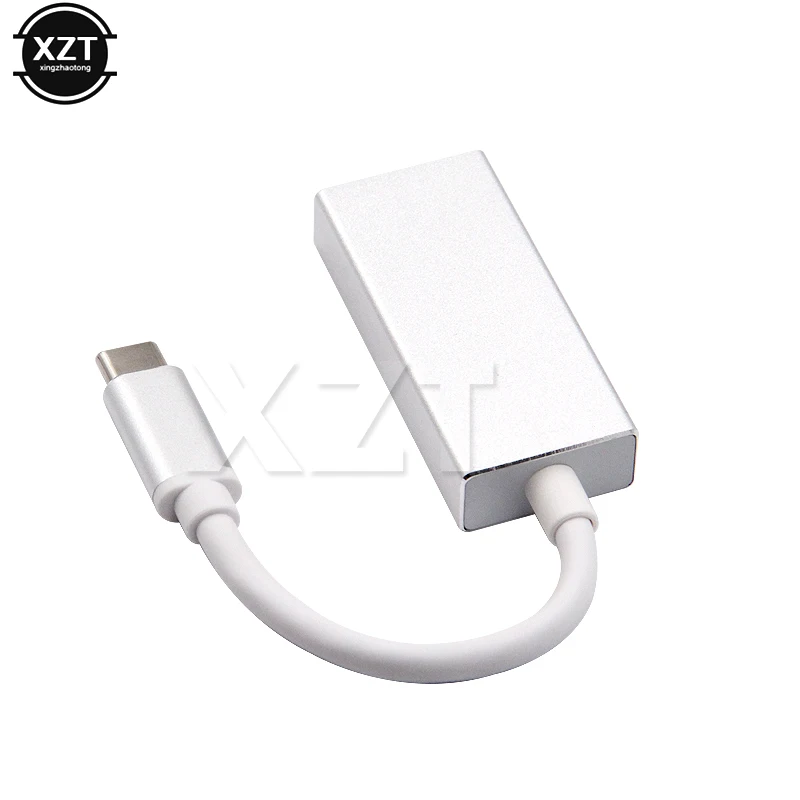 USB C 3 1 Type к Mini DisplayPort DP адаптер папа женскому HDTV кабель конвертера для Apple Macbook