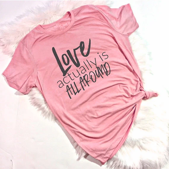 Женская футболка с о-вырезом летняя красивая розовая коротким рукавом | одежда