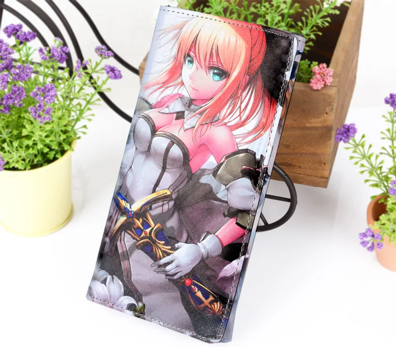 

Anime Fate stay night Long style PU purse/wallet with colorful printing of Altria Pendragon