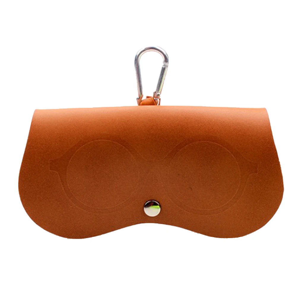 Brown 15.5x8cm Чехол для очков из искусственной кожи, милый мультяшный Чехол для очков, чехол для солнцезащитных очков для женщин, защитный держатель, сумка, аксессуары brillenkoker - Цвет: Brown 15.5x8cm