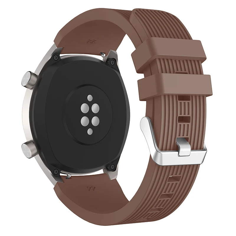 Ремешок силиконовый для Huawei Watch GT мягкий спортивный сменный Браслет Huami Amazfit Stratos