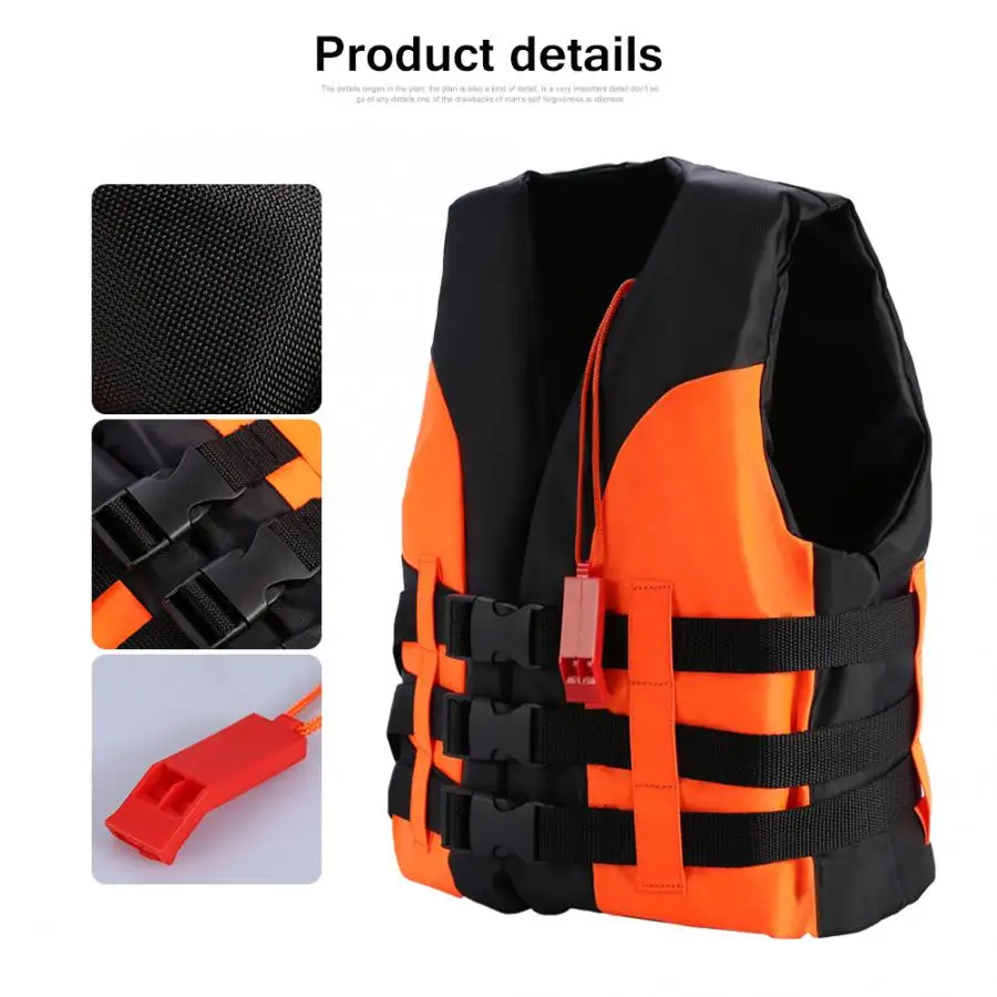 New Life Vest For 2-12 Years Children Swimming Boating Drifting Aid Jacket With Whistle Child Saving Products | Спорт и развлечения