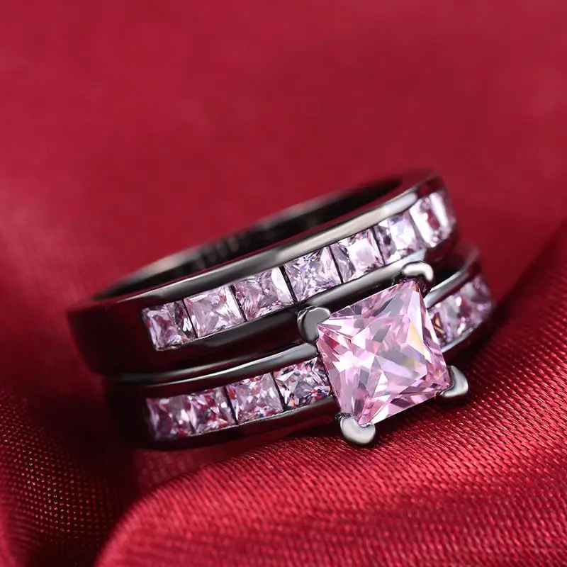 Черный золотой цвет роскошный 2 круга Bijoux модные Коктейльные вечерние набор