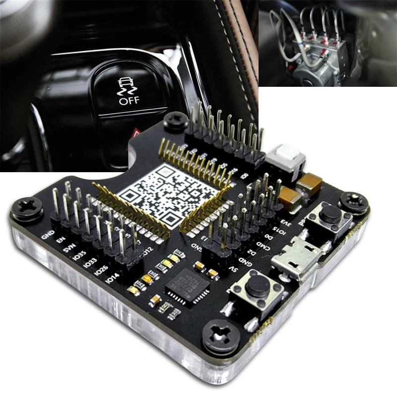 Тестовая плата ESP32 устройство для сжигания маемой партии минимальная система