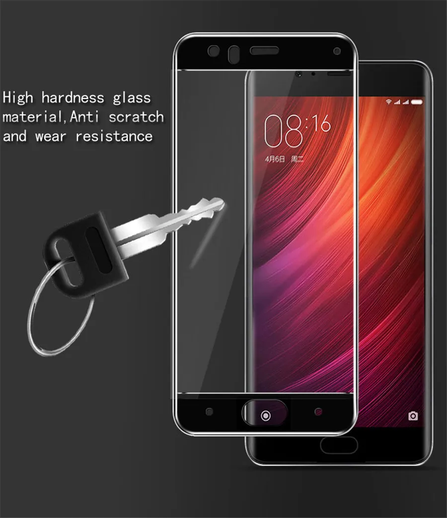 Imak Оригинальное полное покрытие закаленное стекло для Xiaomi Mi 6 Mi6 Стекло 9H