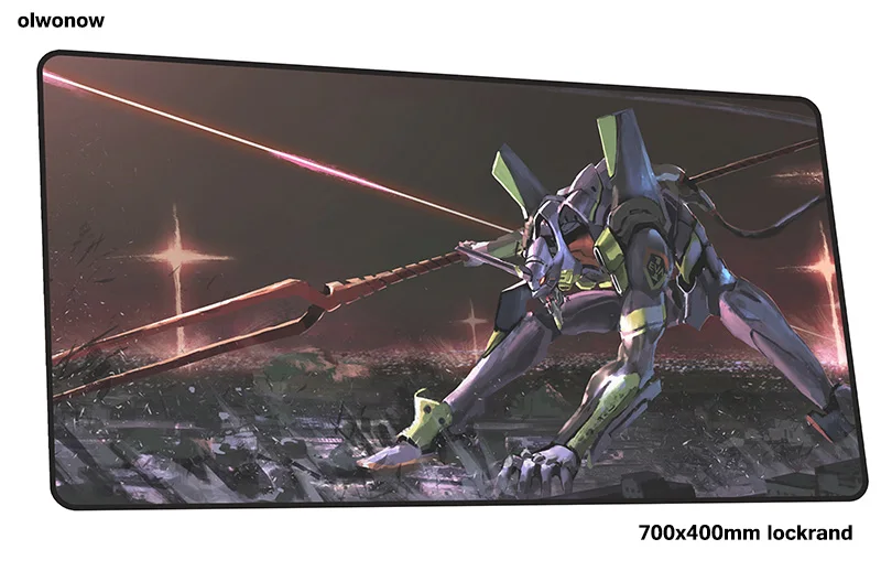 Evangelion Коврик для мыши 700x400x3 мм подарок для мальчика игровой коврик для геймера персональная игровая компьютерная настольная клавиатура со встроенной мышью игровые коврики