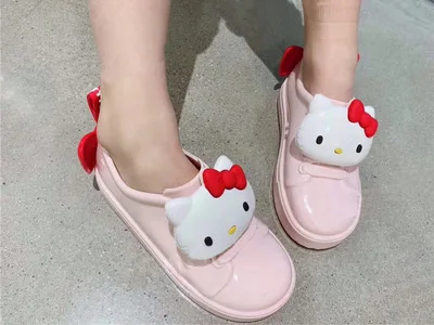 PINK Mini Melissa/босоножки для девочек; Новинка; повседневные тонкие туфли с Микки-Маусом и бантом для девочек; прозрачная обувь ярких фруктов; водонепроницаемые прозрачные сандалии; обувь - Цвет: PINK