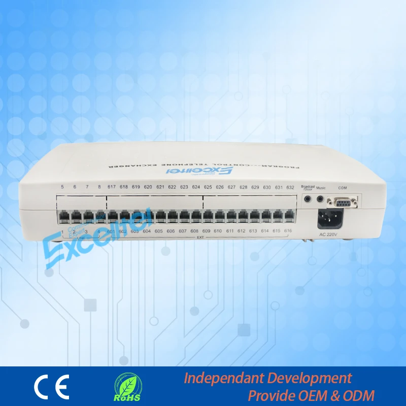 Гибридная система CP832 с 4 PSTN 16 расширениями для отеля PBX|pstn| |