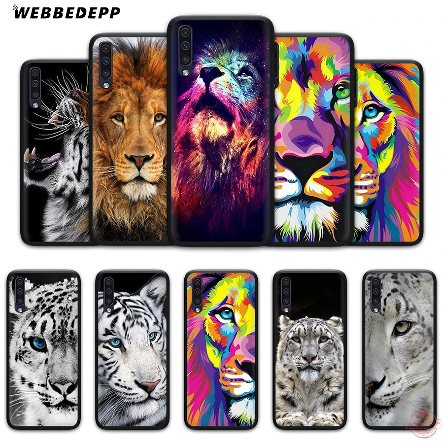 WEBBEDEPP Big Lion On Stone Snow Soft Phone Case for Samsung A50s A40s A30s A20s A10s A60 A70 M10 M20 M30 M40 Cases | Мобильные