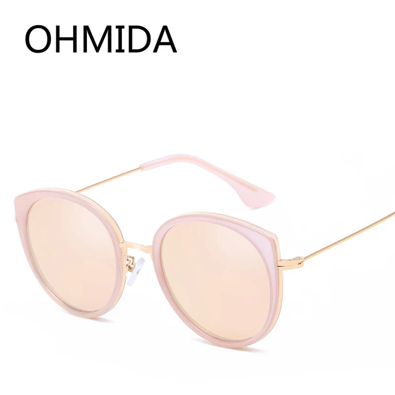 Очки для солнца OHMIDA в стиле "кошачий глаз" для женщин.