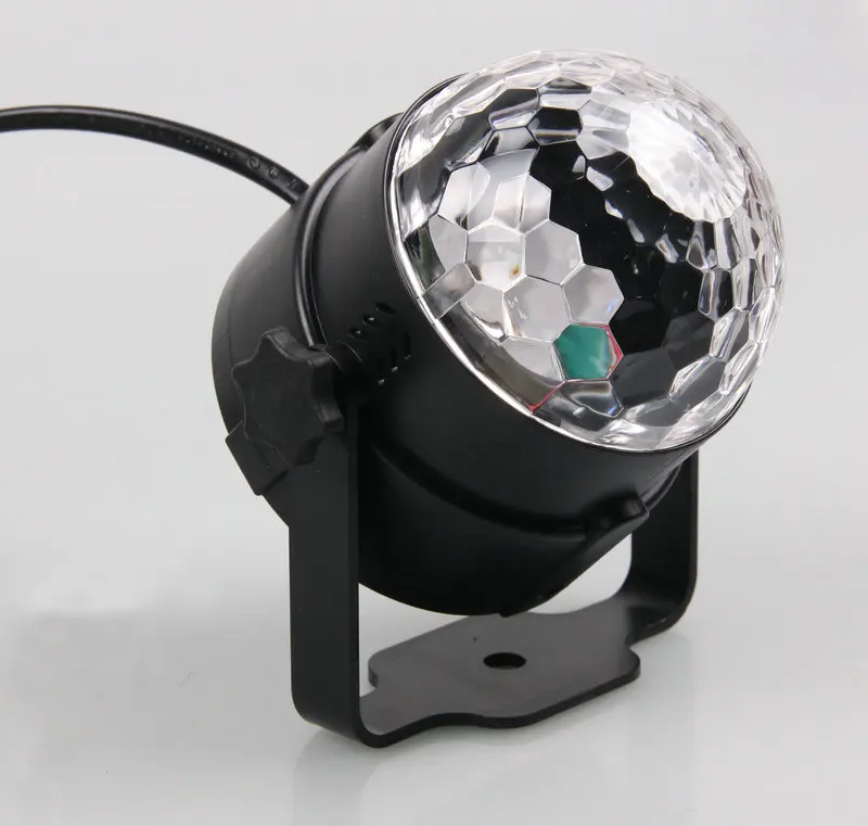 Лидер продаж миниатюрный Хрустальный волшебный шар 3 Вт с музыкой и активацией