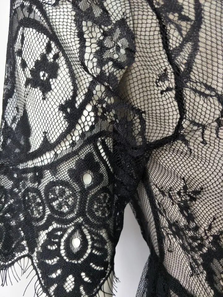 Женское кружевное платье черное пляжное в стиле воина Лето 2017 S-XL | Женская одежда