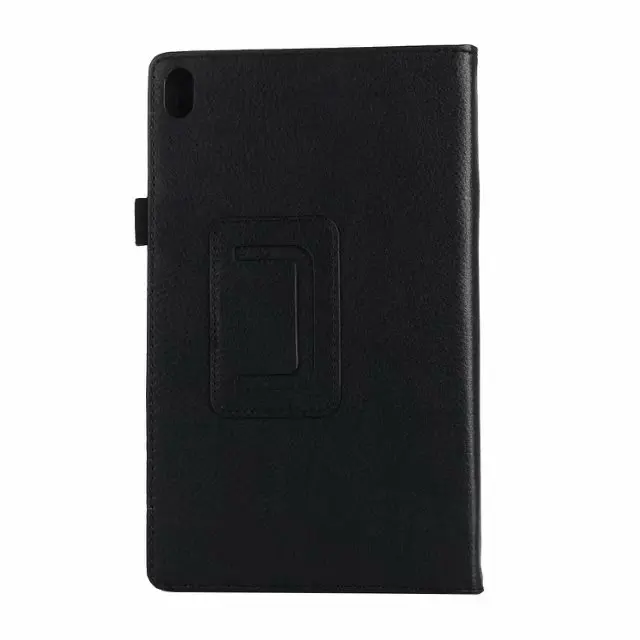 Тонкий складной PU чехол для lenovo Tab4 tab 4 8 plus tb-8704x TB-8704F чехол для планшета Для lenovo Tab 4 8 plus чехол - Цвет: hei se-zhi jia