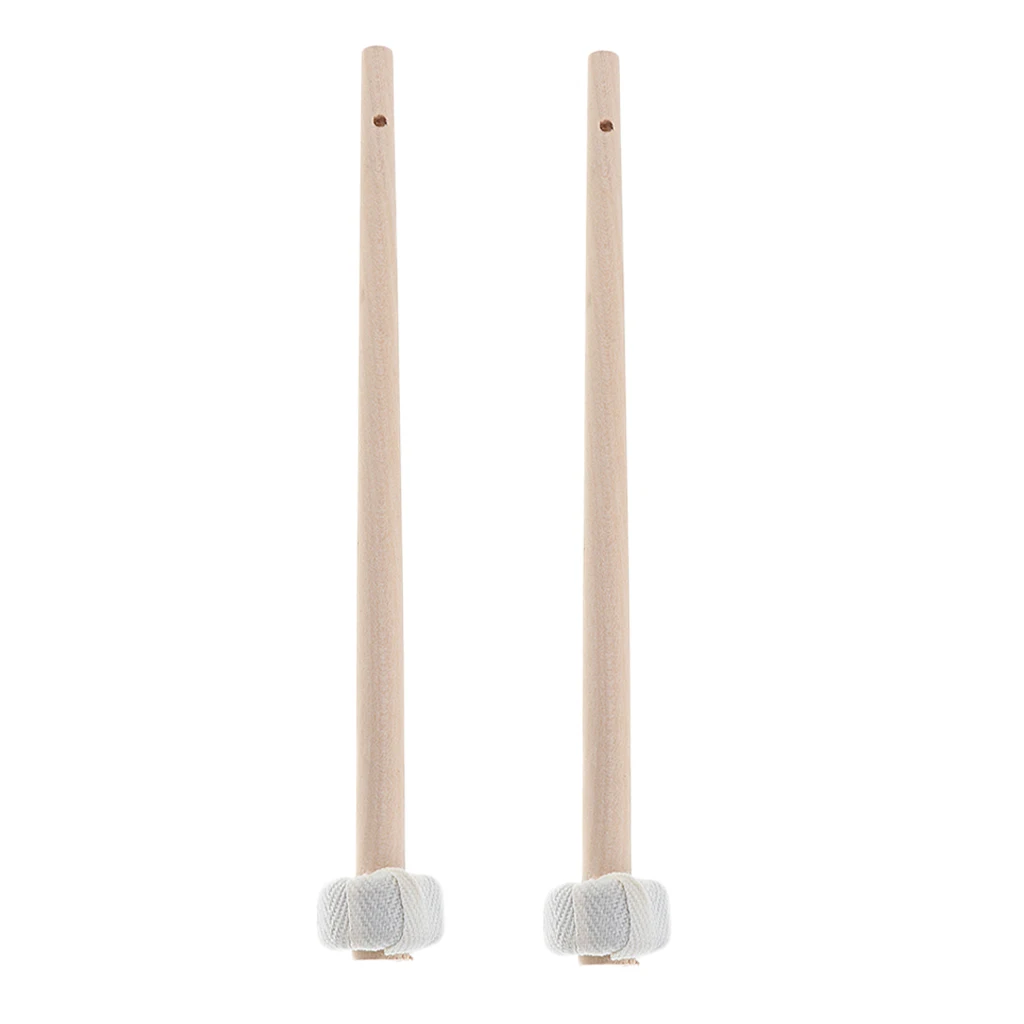 2 шт. маленькие деревянные молотки Cymbal Gong играющие биттеры 25 см | Спорт и