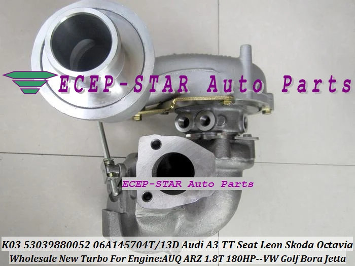 Фото K03 53039880052 06A145713F Turbo 53039700094 06A145713D Для Beetle Bora POLO Jetta AWV BKF AWP AUM AWU BNU APP ARY AJQ BBU 1.8T №3