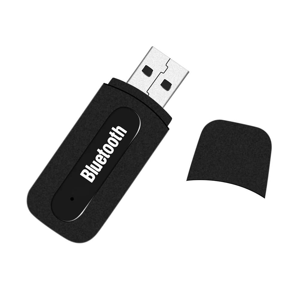 Автомобильный Bluetooth Aux аудио ресивер USB адаптер 3 5 мм с одним выходом стерео