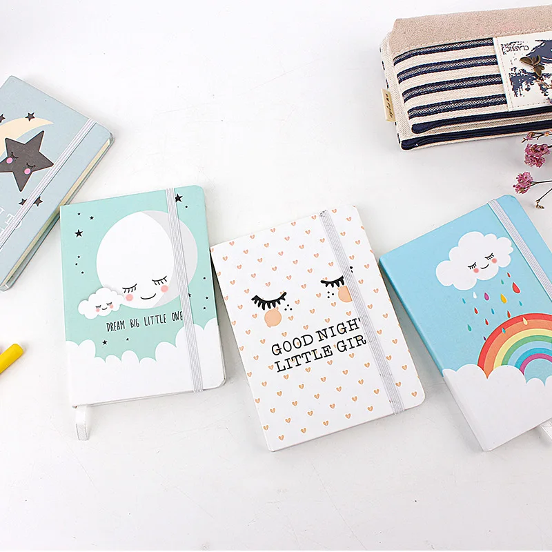 2019 A5 A6 переплет Kawaii Cloud Rainbow блокнот totoro Сейлор Мун канцелярские принадлежности