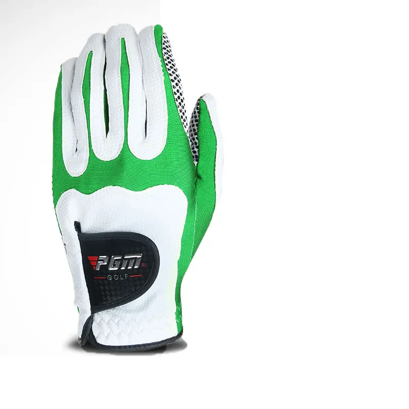 Pgm гольф перчатки левая рука абсорбирующая ткань из микроволокна с анти слип