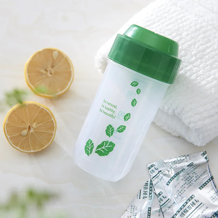 250ml Outdoor Sports Portable Plastic Cup Water Drink Bottle Protein Shaker Bottle For Water Sports Hiking Travel Yoga Running